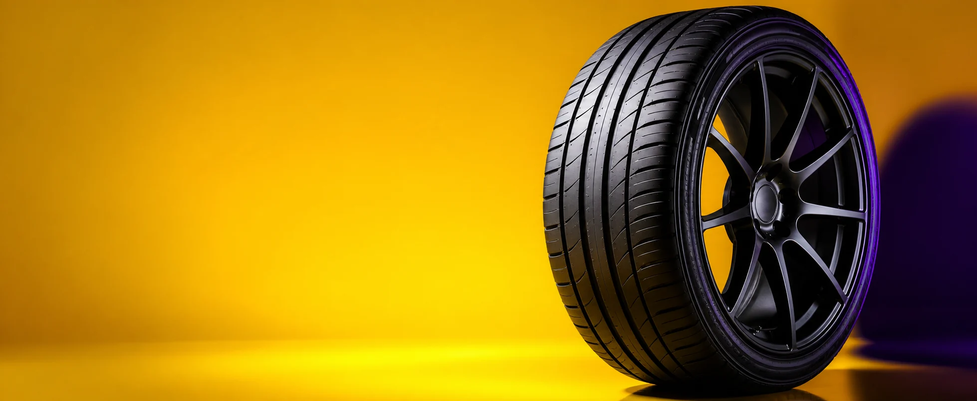 Performance tyre and wheel for car service CTA